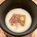 Hakuun - 焼き茄子　白味噌仕立て　茗荷