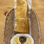 コメダ珈琲店 - 山食パン（トースト）バター、手作りたまごペースト
