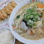 餃子の王将 - 野菜たっぷり生姜タンメンフェアセットＢ＋餃子３個