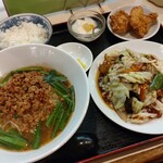 Kitarou - 回鍋肉定食(選択ラーメンは台湾ラーメン)