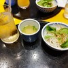 Youmenya Goemon - スープ(無料)、サラダとジンジャーエールはプラス料金。