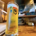 Sumiyaki Senka Tamatori - サッポロ黒ラベル 生ビール
