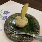 寿し肴和志 - 栗きんとん　大将からのサービスです❗️