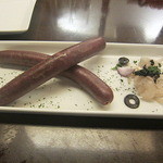 Shokusai Yushu Dining &Cafe Amica - 鹿肉ソーセージ