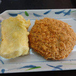 空海房 - 高野豆腐天とメンチカツ