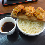 空海房 - とり天うどん(小)