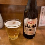 檍食堂 - 瓶ビール（中）¥600