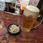 らーめん 一会 - 生ビール