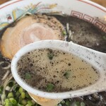熊本ラーメン 育元 - 黒マー油