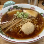 Kudou Ramen - ラーメン中+煮玉子（裏）