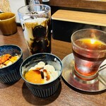 バルハチゴー - パンナコッタに柿ソースはダメだぁ(；＿；)