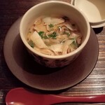 お料理 うち山 - 松茸餡の茶碗蒸し