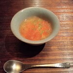 お料理 うち山 - 生湯葉といくら（ジュレ）