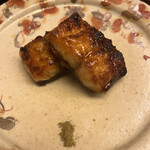 日本料理 太月 - 量少なめコース２３１００円。鰻つけ焼き。脂と旨味のバランス良く、すっきりした甘さのタレが、さらに引き立てています。