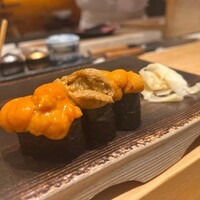 渋谷 鮨 まつもと - うに食べ比べ