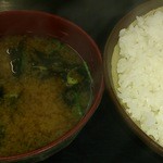 ハイライト食堂 - 10/12セットのライスと味噌汁