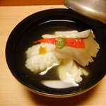 しのはら - お椀。鱧が絶品