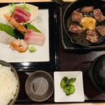 Ichikou - ハラミステーキとお刺身の御膳