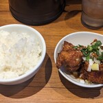 YEBISU - 唐揚げご飯セット350円