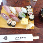 天史朗鮨 - 地魚握り（2400円）