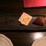 魚貝三昧 雛 - 付きだし３点盛り