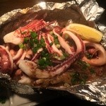 魚貝三昧 雛 - 小ヤリイカホイル焼