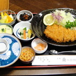 とんかつ蘭 - 富士金華ロースカツ定食（150g）【2013/10/2*】