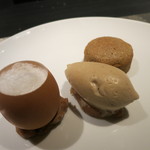 エクアトゥール - 25年10月　フォンダンマロンとアールグレイのアイス添え