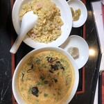 鉄尤山 - 担々麺・半チャーハン