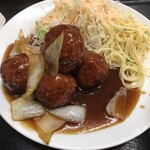 ほうらい - 肉だんご定食：肉だんご