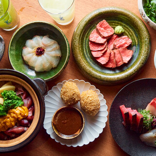 仕事帰りの飲み会にも◎コースは3,500円～