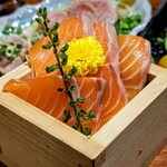 和食個室居酒屋 魚升 - ノルウェーサーモン