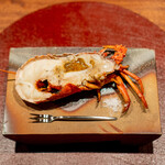 ろばた - 伊勢海老の塩焼き 沖縄の塩