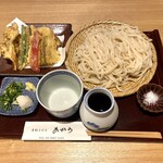 手打うどん あかう - ほたて天ざる