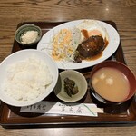 冨士屋 - ハンバーグ定食