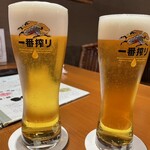 219856863 - 生ビール小と中