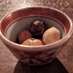 万 - 甘いものの後の塩味