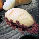 クィーンカフェ - マロンのアイスクリームとチョコのフレーク。