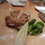 浪花ろばた 頂鯛 - 最後は地鶏の塩焼きだ～