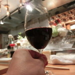 浪花ろばた 頂鯛 - 最後のドリンクはカベルネソービニョンだ～