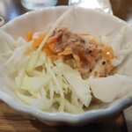 Nombiri Kafe Kaze No Ie - 日替わりランチ500円のサラダ