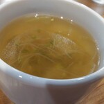 Nombiri Kafe Kaze No Ie - 日替わりランチ500円のスープ