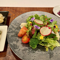 洋食 ヨコオ - 前菜とサラダと香の物