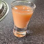 志方亭 - 食前酒ならぬ食前の野菜とフルーツのジュース