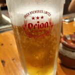 島しゃぶしゃぶNAKAMA - ■オリオン生ビール（中）650