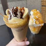 Mellow - マンゴースペシャルとバナナチョコソースホイップ 