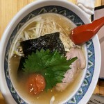 茜や - 梅塩ラーメン