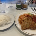 カレーの店 タカサゴ - ポークピカタ・ライス付き