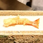 日本橋 蕎ノ字 - ◎車海老の一つ目は塩で。。。