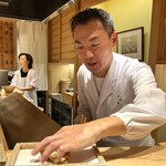 日本橋 蕎ノ字 - ◎熱いから気をつけて食べてください！